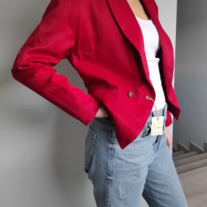 Krótka minimalistyczna marynarka vintage Kosinski