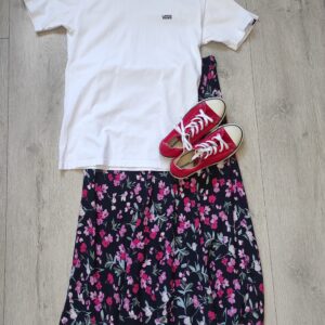 Spódnica midi w łączkę Joules